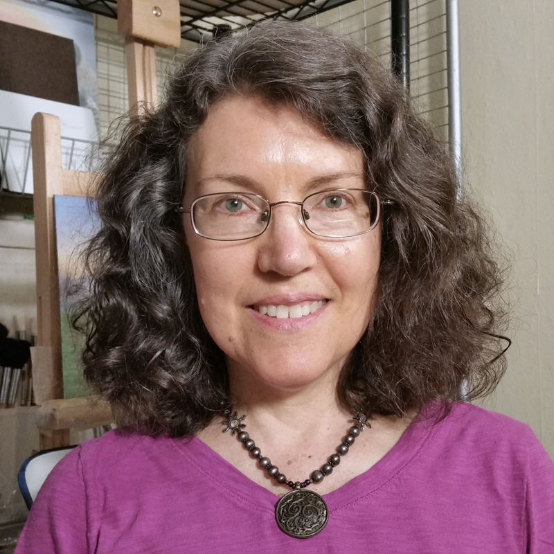 Kathryn E. Noska in studio sq